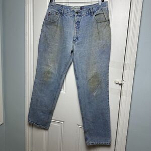 Bugle Boy Jeans 750 Mens 40W x‎ 32 Blue Straight Leg 90s Y2K Vintage Denim